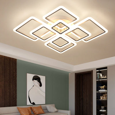 Square Ceiling Lamp Acrylic Electrodeless Dimming Lamp